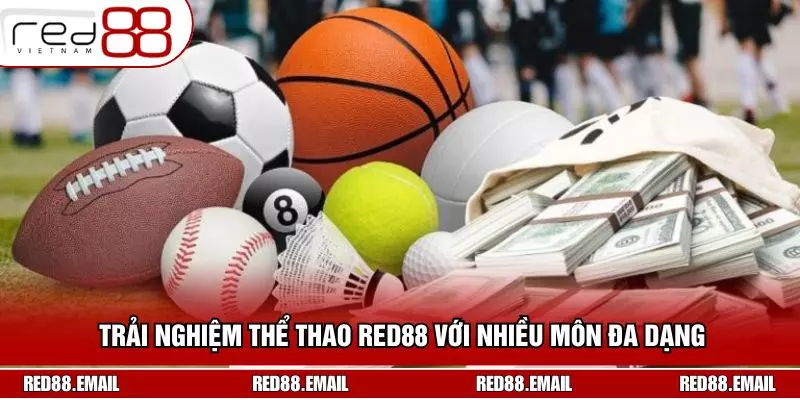 Trải nghiệm thể thao RED88 với nhiều môn đa dạng